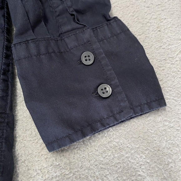 Everlane Shirt Women's 0 Black Button Up Cotton Minimalist Classic - Picture 3 of 7